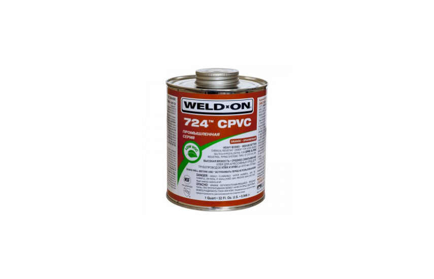 Клей Weld-On 724 для труб ПВХ/ХПВХ до 315 мм промышленная серия