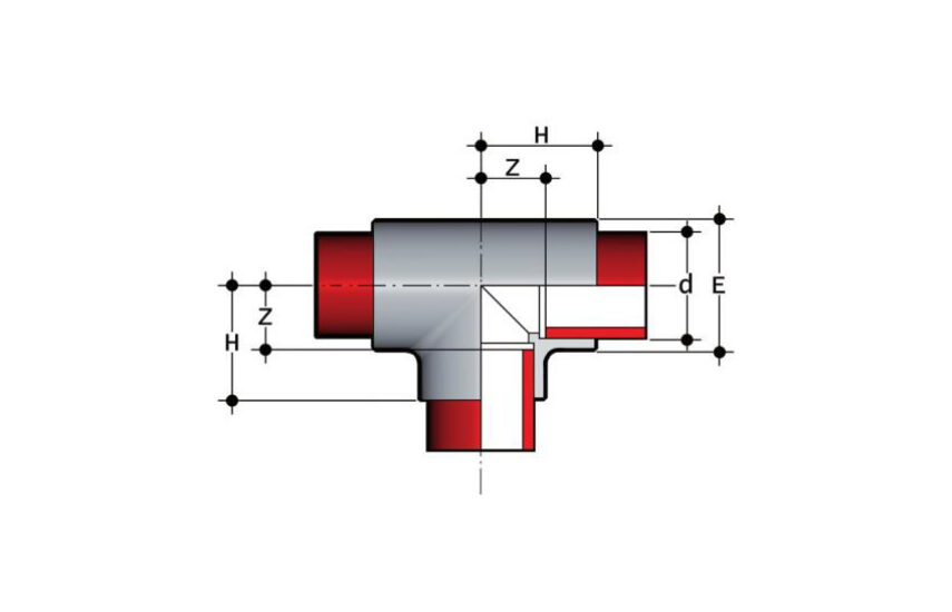 Тройник равносторонний PP-H 100 PN10 (TIM)
