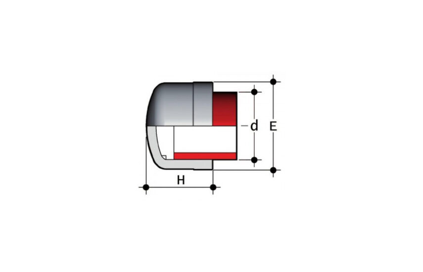 Заглушка PP-H 100 PN10 (CIM)